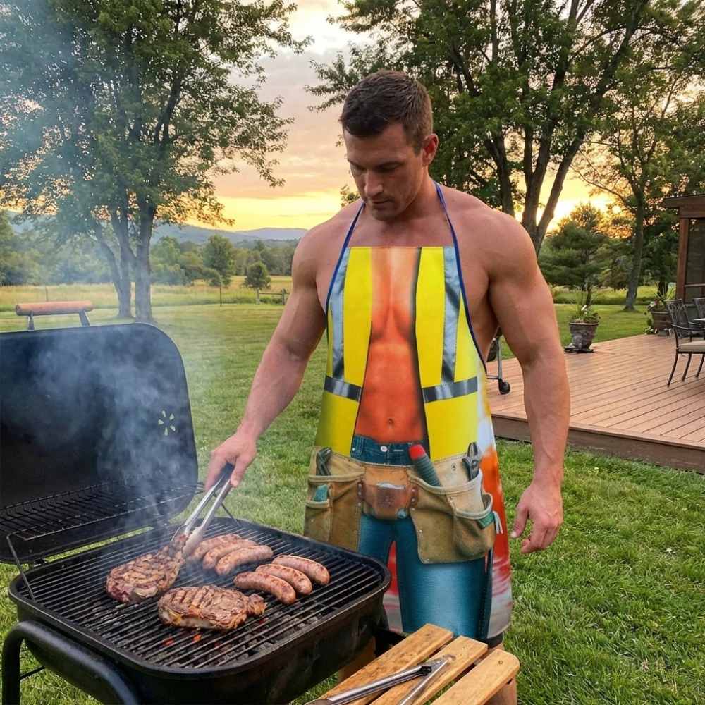 Sexy zástěra pro muže - instalatér