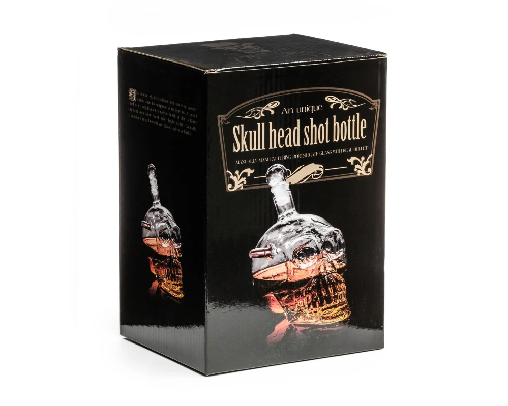 Neprůstřelná karafa - lebka 700 ml